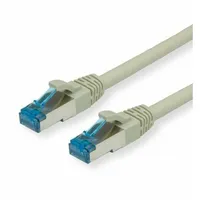 Value S/Ftp Patch Cord Cat.6A, grey, 0.3 m  21.99.0864