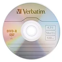 Verbatim Azo Matrica Dvd-R 4,7Gb 16X Papildus Aizsardzība /  Papīra iepakojums V-Dvd-R-P13158