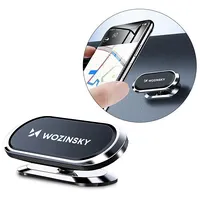 Wozinsky Self-Adhesive Magnetic 360 Car Dashboard Mount Silver Wmh-06  5907769300295