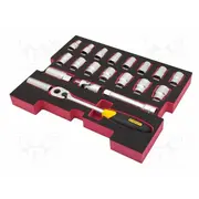 Wrench-Set 6-Angles,Socket spanner 1/2 Fatmax 20Pcs.  Stl-Fmht0-74297 Fmht0-74297