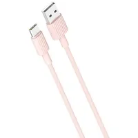 Xo cable Nb156 Usb - Usb-C 1,0 m 2,4A pink  6920680871889 Nb156Ucpk