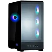 Pc case P50 Ds Mid-Tower 4 fans Argb black  Black 8800263650026