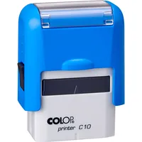 Zīmogs Colop Printer C10, zils korpuss, spilventiņš  650-03693 9004362529408