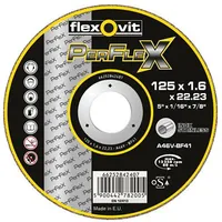 125X1.0X22Mm griežamais disks metālam Flexovit Perflex  66252844282