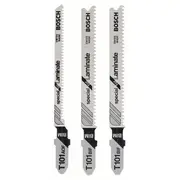 3 figūrzāģa asmeņi laminātam, T-Kāts, kompl.  2608636429 3165140393393