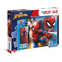 Puzzle 24 pcs Maxi Super Color - Spider-Man  Wzclet0Ug028507 8005125285075 28507