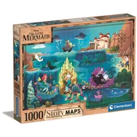 Puzzle 1000 elements Story Maps Little Mermaid  Wzclet0Uc039664 8005125396641 39664