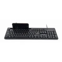 Gembird Multimedia Keyboard with Phone Stand Black  Kb-Um-108 8716309118118