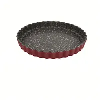 Stoneline  Yes Quiche and tarte dish 21550 1.3 L 27 cm Borosilicate glass Red Dishwasher proof 4020728215506