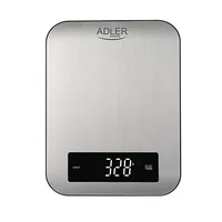 Adler  Kitchen scale Ad 3174 Maximum weight Capacity 10 kg Graduation 1 g Display type Led Inox 5903887805711