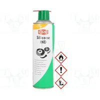 Grease white spray can Silicone 500Ml -40200C  Crc-Si/500 32635-001