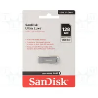 Pendrive Usb 3.2 128Gb R 150Mb/S Ultra Luxe silver A  Sdcz74-128G-G46