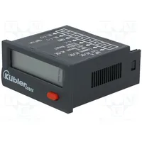 Counter electronical Lcd pulses 99999999 Ip65 on panel Codix  Codix-Li-3 6.130.012.853