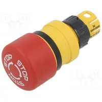 Switch emergency stop 16Mm Stabl.pos 2 red none Pos 61  61-3440.4/2