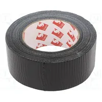 Tape duct W 48Mm L 50M Thk 0.14Mm black rubber -1075C  Scapa-3159-48/50Bk Taśma 3159 48Mm/50M Czarna Tkaninowa