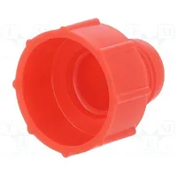 Bottom cartridge cap red screwed rod polyetylene  Fis-Ea3P Ea3P