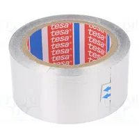 Tape duct W 50Mm L 50M Thk 0.065Mm grey acrylic aluminium  Tesa-60630-50-50M 60630-00002-00
