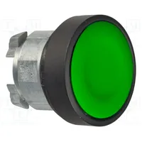 Switch push-button 22Mm Stabl.pos 1 green none Ip66 flat  Zb4Ba37
