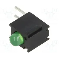 Led in housing green 3Mm No.of diodes 1 2Ma Lens diffused  H130Cgdl-120