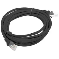 Lanberg Pcu5-10Cc-0300-Bk networking cable Black 3 m Cat5E U/Utp Utp  5901969406733 Kgwlaepat0059