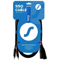 Ssq Rcaxm2 - Cable Rca Xlr 2 m, Black  Ss-1818 5904161822028 Nglssqkab0083