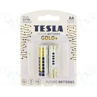 Battery alkaline 1.5V Aa non-rechargeable Ø14.5X50.5Mm 2Pcs.  Bat-Lr6G/Tesla-B2 8594183391199