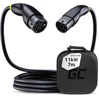 Green Cell Evkabgc02 electric vehicle charging cable Black Type 2 3 7 m  Lpegcekab0007 5904326370364