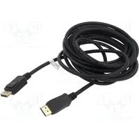 Cable Displayport 1.4 plug,both sides 2M black  Goobay-64798 64798