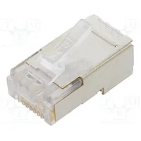 Plug Rj45 Pin 8 Cat 5E shielded Layout 8P8C for cable Idc  Ss-37200-028