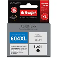 Activejet Ae-604Bnx Ink Replacement Epson 604Xl C13T10H14010, 500 pages 18,2 ml Supreme black  5901443121923 Expacjaep0323