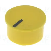 Cap thermoplastic push-in Pointer black yellow  K85-Yel-L K85 Caps Yellow