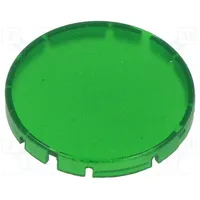 Actuator lens Rontron-R-Juwel transparent,green Ø19.7Mm  T22Rrgn