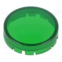Actuator lens Rontron-R-Juwel transparent,green Ø19.7Mm  T22Hrrgn
