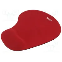 Mouse pad red Features gel  Savmp-01R
