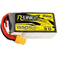 Battery Tattu R-Line Version 3.0 1550Mah 14,8V 120C 4S1P Xt60  Taa15504S12X6 6928493301999 031445
