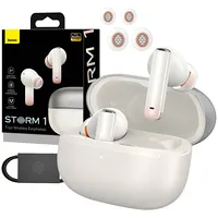 Baseus Storm 1 wireless bluetooth in-ear headphones 5.2 Tws with Anc  Enc white Ngtw140202 6932172607579 035369