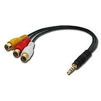 Adapter 3.5Mm To 3Xphono F/35539 Lindy  35539 4002888355391