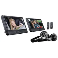 Lenco dvp-1045 2 x 10 portable dvd player with usb, sd, car holder and headphones  100183956791