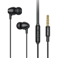 Wired in-ear headphones Vipfan M16, 3.5Mm jack, 1M Black  036854242467