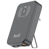 Wireless charger 2Xusb-C/ 30W 1Xusb-A/ 18W Budi, Magsafe 15W  054363
