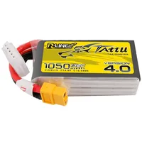 Battery Tattu R-Line 4.0 1050Mah 14,8V 130C 4S1P Xt60  033811411349