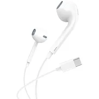 In-Ear headphones, wired Foneng T15, Usb-C, 1.2M White  045605