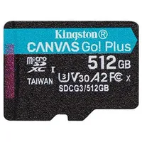 Kingston Memory Micro Sdxc 512Gb Uhs-I / Sdcg3 512Gbsp  4-Sdcg3/512Gbsp 740617301380