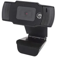 Manhattan Usb Webcam, Two Megapixels Clearance Pricing, 1080P Full Hd, Usb-A, Integrated Microphone, Adjustable Clip Base, 30 frame per second, Black, Three Year Warranty, Box  462006 766623462006 Wlononwcrbfxs