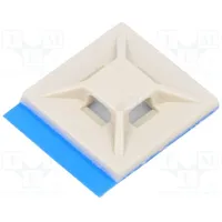 Holder self-adhesive polyamide Ul94Hb natural L 19.1Mm  Fth-40A1-Rt