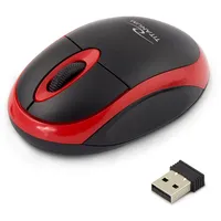 Titanum Tm116E Wireless 3D mouse 2.4Ghz Black / Red  Tm116R 5901299911549 Perttmmys0025