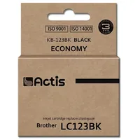 Actis Kb-123Bk ink Replacement for Brother Lc123Bk/Lc121Bk Standard 10 ml black  5901443020585 Expacsabr0037