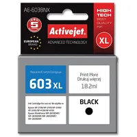 Activejet Ae-603Bnx ink Replacement for Epson 603Xl T03A14 Supreme 18,2 ml black  5901443112570 Expacjaep0303