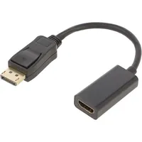 Adapter Displayport 1.2 plug,HDMI socket 100Mm  Hdmi-Dp-Adap-01 67881
