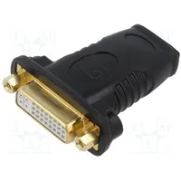 Adapter Dvi-D 241 socket,HDMI socket black  Goobay-68690 68690